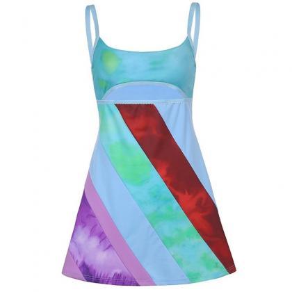 Y2K Rainbow Dress