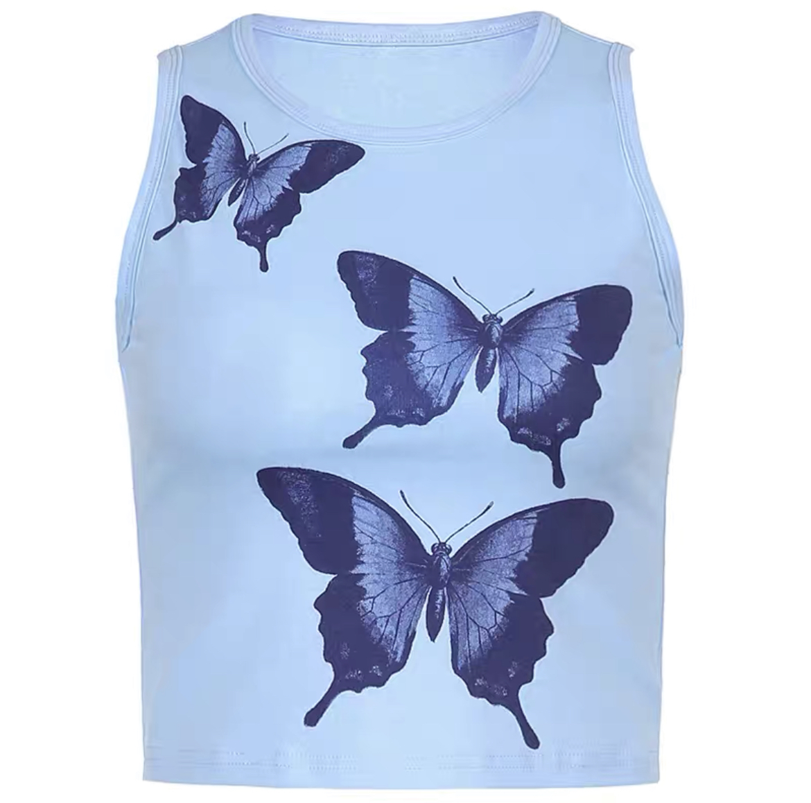 Y2K Butterfly Graphic Tank Top