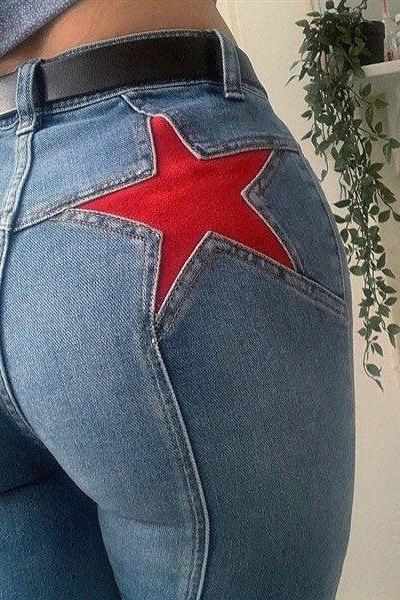 Red Star Y2K Jeans