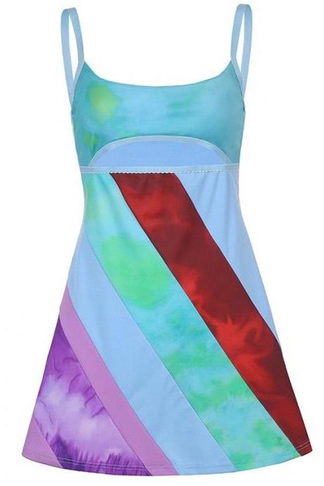 Y2K Rainbow Dress